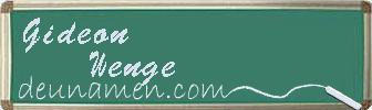 Gideon Wenge Visitenkarte